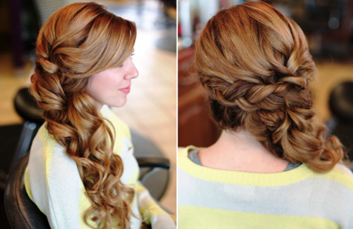 Bruiloft kapsel DIY