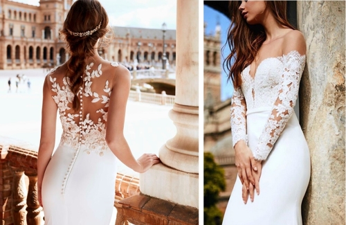 Trouwjurk Dracma by Pronovias WeddingFair Boots onder je trouwjurk WeddingFair